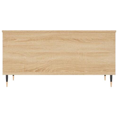 Sofabord 90x44,5x45 cm konstrueret træ sonoma-eg