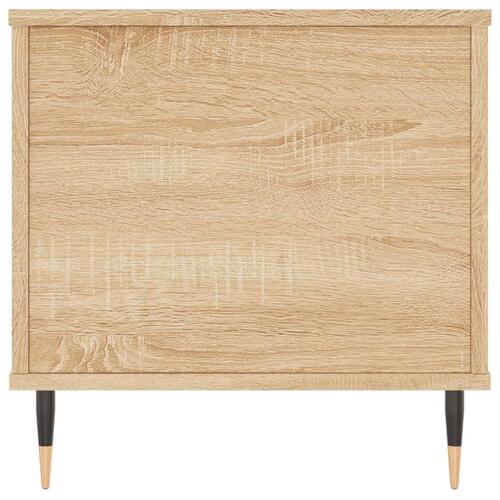 Sofabord 90x44,5x45 cm konstrueret træ sonoma-eg
