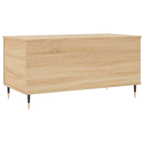 Sofabord 90x44,5x45 cm konstrueret træ sonoma-eg