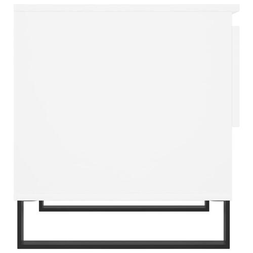Sofabord 50x46x50 cm konstrueret træ hvid