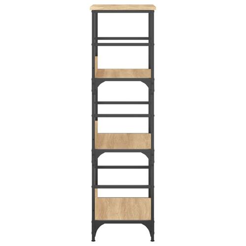 Bogreol 50x33x117,5 cm konstrueret træ sonoma-eg