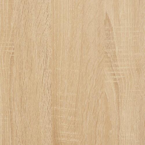 Bogreol 50x33x117,5 cm konstrueret træ sonoma-eg