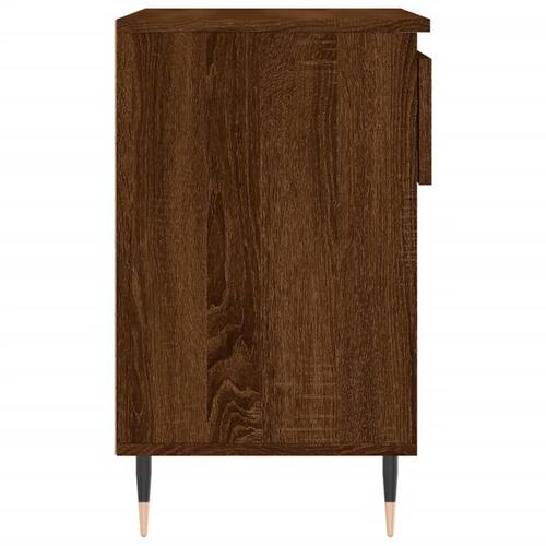 Skoreol 70x36x60 cm konstrueret træ brun egetræsfarve