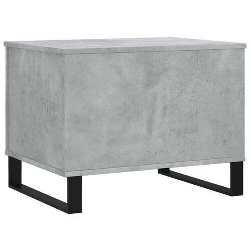 Sofabord 60x44,5x45 cm konstrueret træ betongrå