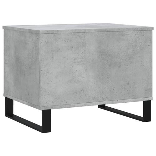 Sofabord 60x44,5x45 cm konstrueret træ betongrå