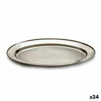 Bakke Sølvfarvet Rustfrit stål 30 x 2 x 20 cm (24 enheder)