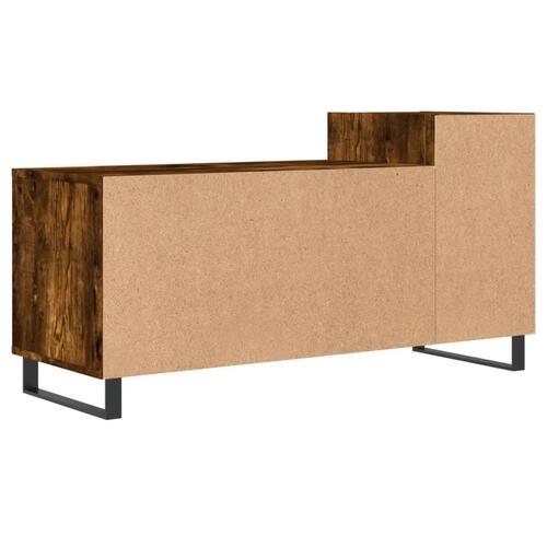 Tv-bord 100x35x55 cm konstrueret træ røget egetræsfarve
