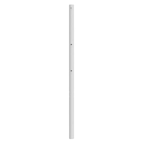 Sengegavl 75 cm metal hvid