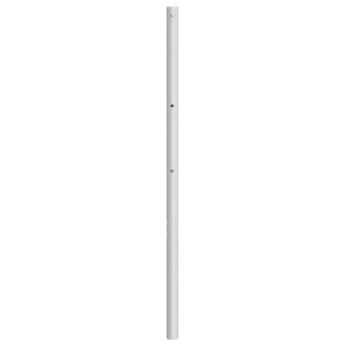 Sengegavl 160 cm metal hvid