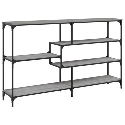Konsolbord 160x32x95 cm konstrueret træ grå sonoma-eg