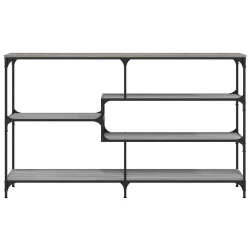 Konsolbord 160x32x95 cm konstrueret træ grå sonoma-eg