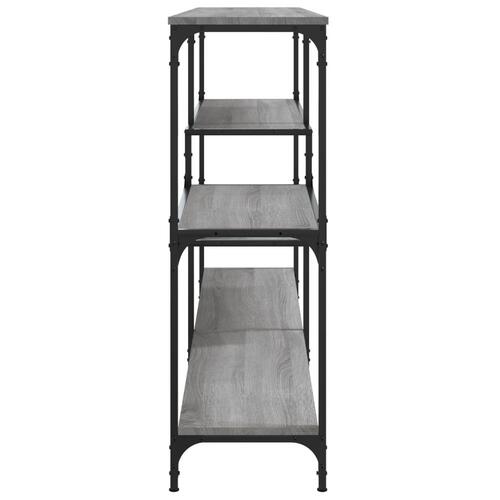 Konsolbord 160x32x95 cm konstrueret træ grå sonoma-eg