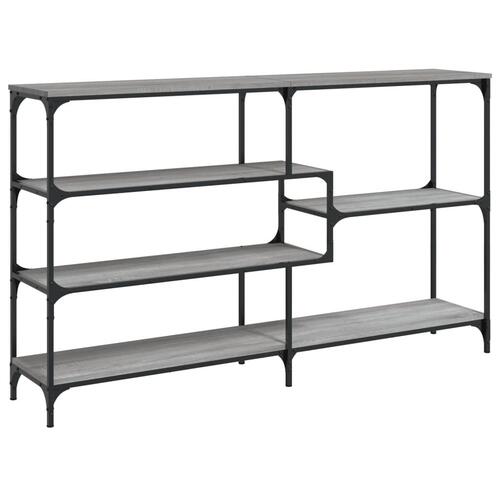 Konsolbord 160x32x95 cm konstrueret træ grå sonoma-eg