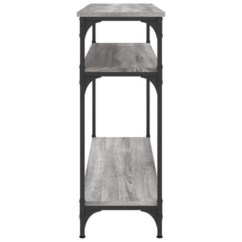Konsolbord 100x29x75 cm konstrueret træ grå sonoma-eg