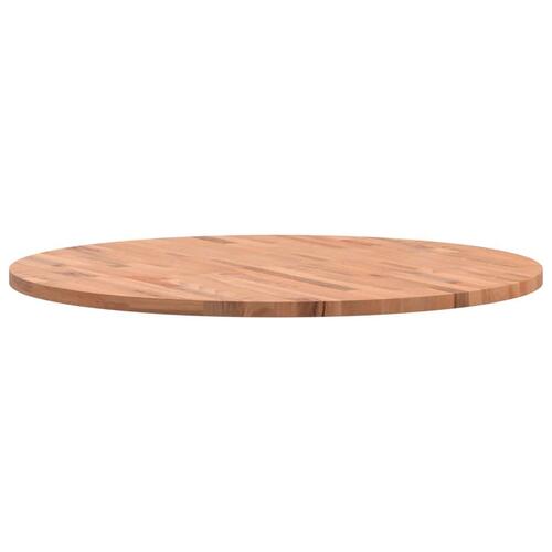 Bordplade Ø90x2,5 cm rund massivt bøgetræ