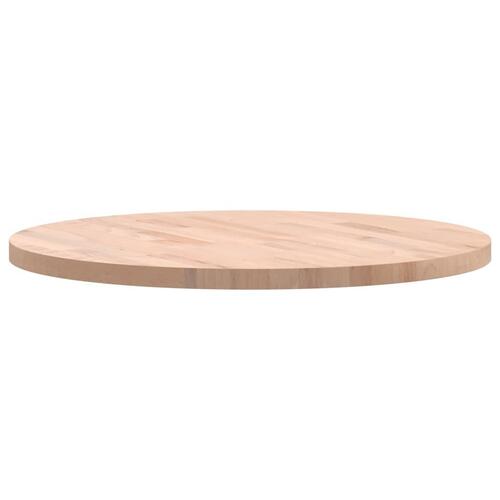 Bordplade Ø60x2,5 cm rund massivt bøgetræ