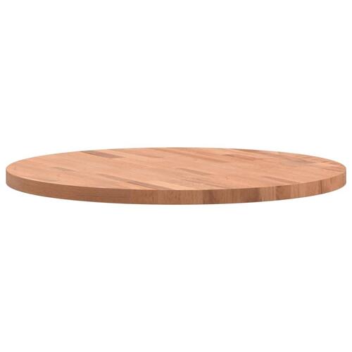 Bordplade Ø60x2,5 cm rund massivt bøgetræ