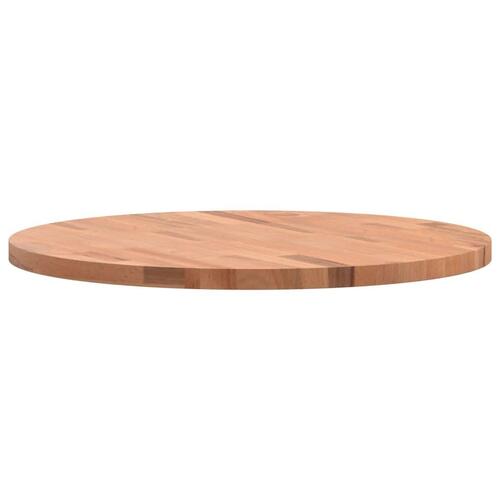 Bordplade Ø60x2,5 cm rund massivt bøgetræ