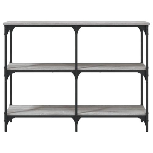 Konsolbord 100x29x75 cm konstrueret træ grå sonoma-eg
