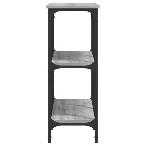 Konsolbord 100x29x75 cm konstrueret træ grå sonoma-eg