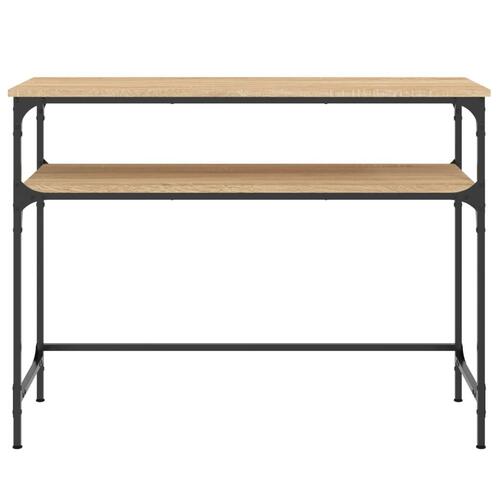 Konsolbord 100x35,5x75 cm konstrueret træ sonoma-eg