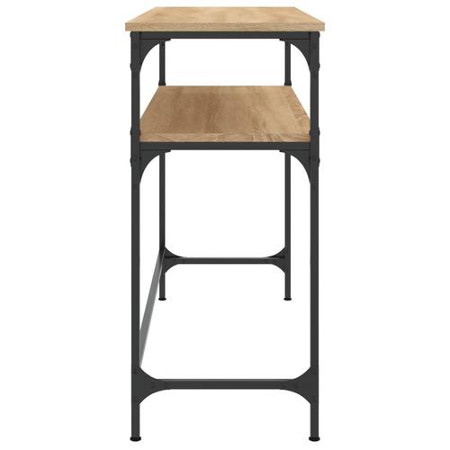 Konsolbord 100x35,5x75 cm konstrueret træ sonoma-eg