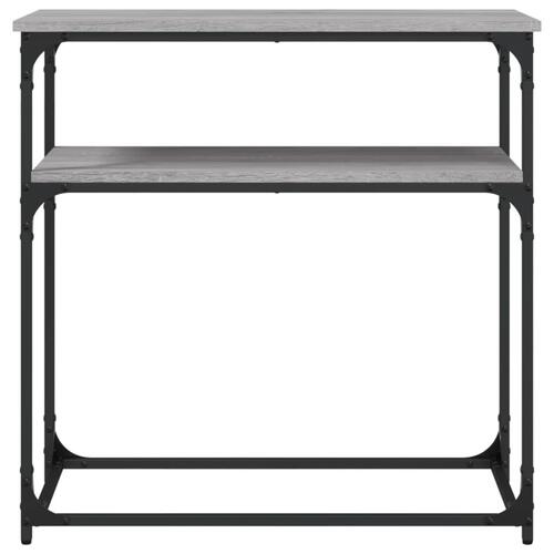 Konsolbord 75x35,5x75 cm konstrueret træ grå sonoma-eg