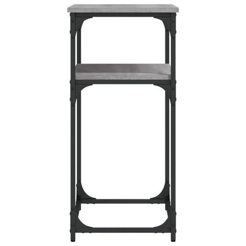 Konsolbord 75x35,5x75 cm konstrueret træ grå sonoma-eg