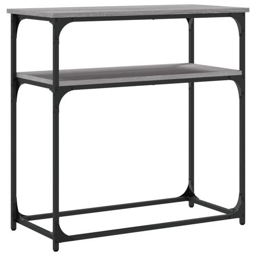 Konsolbord 75x35,5x75 cm konstrueret træ grå sonoma-eg