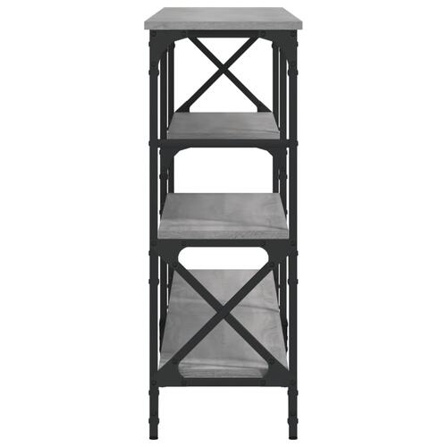 Konsolbord 180x29x76,5 cm konstrueret træ grå sonoma-eg