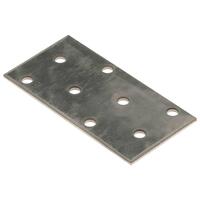 Perforerede plader 60 stk. 2 mm 80x40 mm galvaniseret stål
