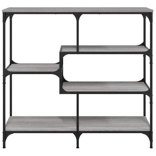 Konsolbord 103x32x95 cm konstrueret træ grå sonoma-eg