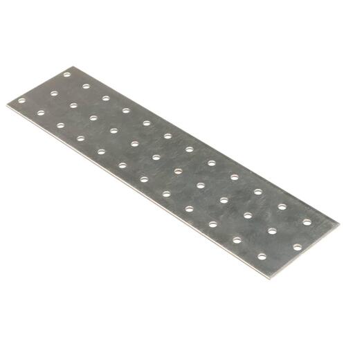 Perforerede plader 40 stk. 2 mm 240x60 mm galvaniseret stål