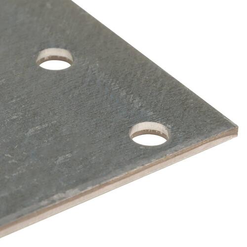 Perforerede plader 40 stk. 2 mm 240x60 mm galvaniseret stål
