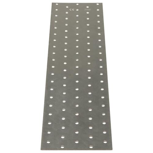 Perforerede plader 20 stk. 2 mm 400x100 mm galvaniseret stål