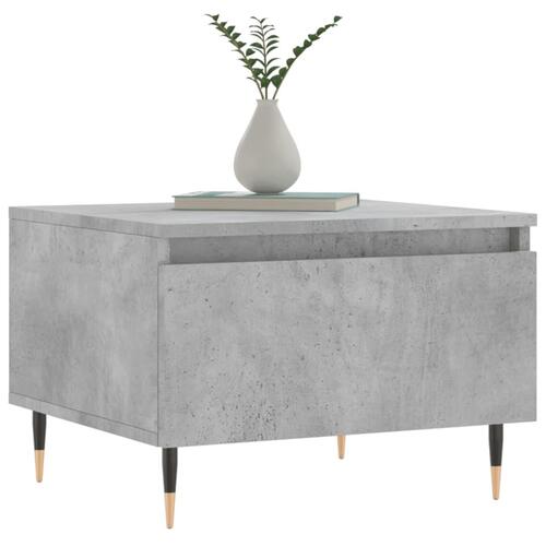 Sofabord 50x46x35 cm konstrueret træ betongrå