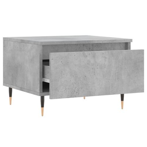 Sofabord 50x46x35 cm konstrueret træ betongrå