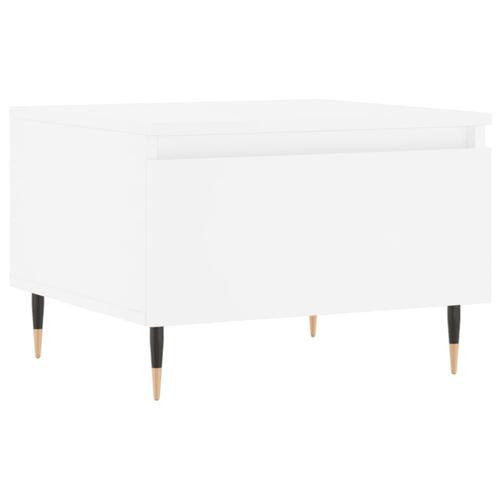 Sofabord 50x46x35 cm konstrueret træ hvid