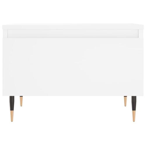 Sofabord 50x46x35 cm konstrueret træ hvid