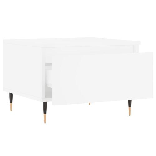 Sofabord 50x46x35 cm konstrueret træ hvid