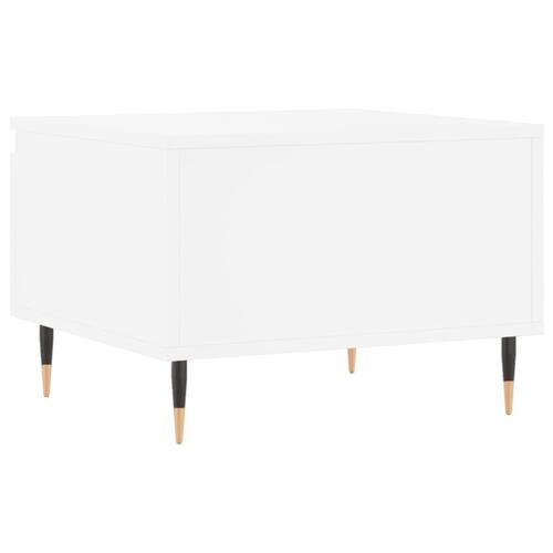 Sofabord 50x46x35 cm konstrueret træ hvid