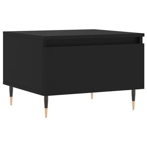 Sofabord 50x46x35 cm konstrueret træ sort