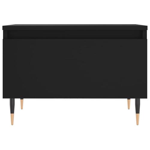 Sofabord 50x46x35 cm konstrueret træ sort