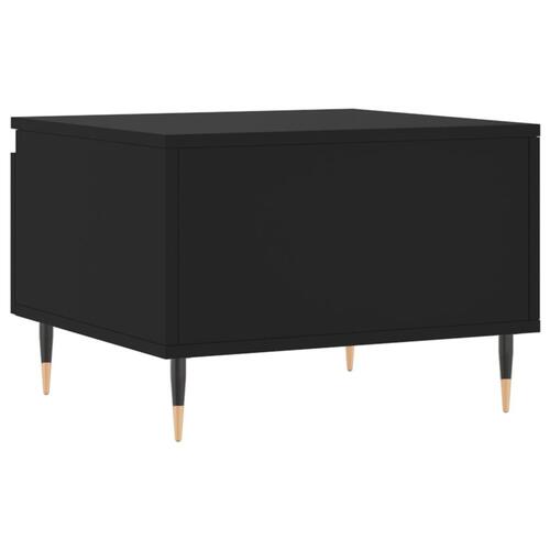 Sofabord 50x46x35 cm konstrueret træ sort