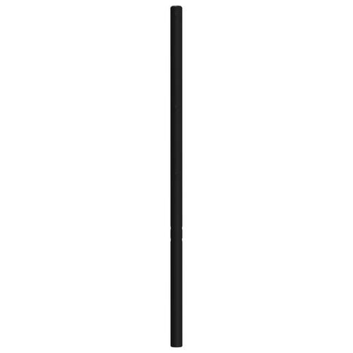 Sengegavl 75 cm metal sort