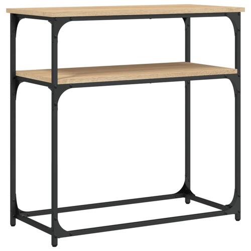 Konsolbord 75x35,5x75 cm konstrueret træ sonoma-eg