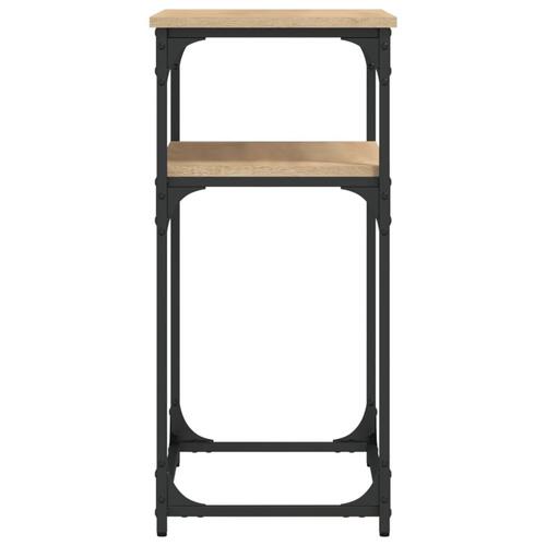 Konsolbord 75x35,5x75 cm konstrueret træ sonoma-eg