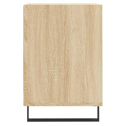 Tv-bord 100x35x55 cm konstrueret træ sonoma-eg