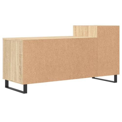 Tv-bord 100x35x55 cm konstrueret træ sonoma-eg