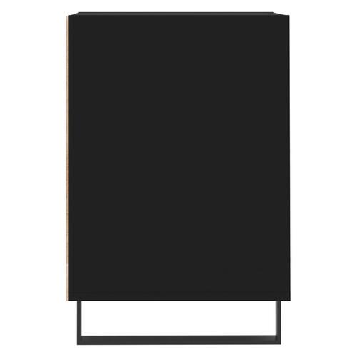 Tv-bord 100x35x55 cm konstrueret træ sort
